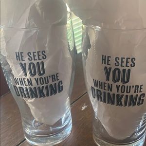 16 oz drinking glasses